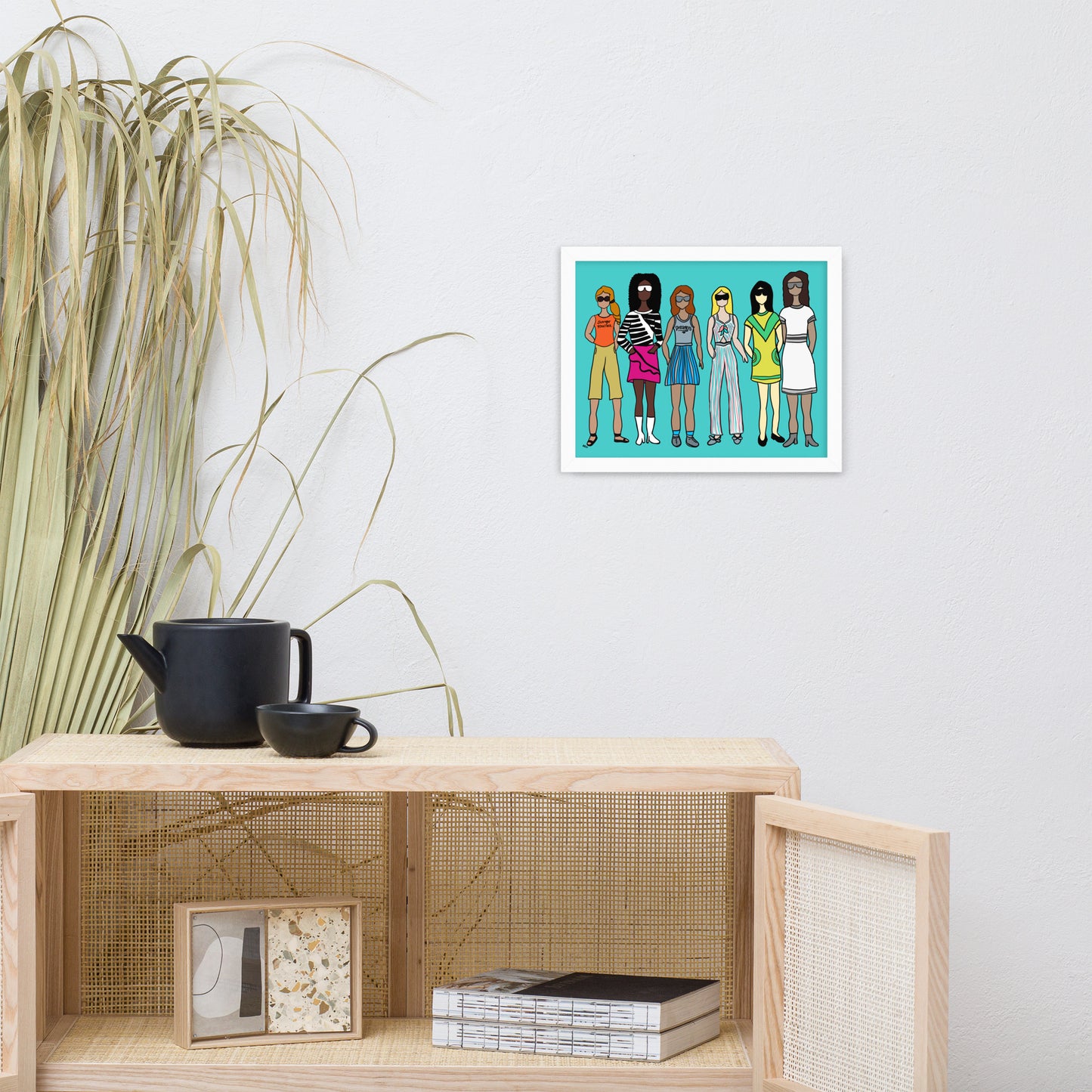 Stronger Together – Women's Empowerment Framed Wall Art Print