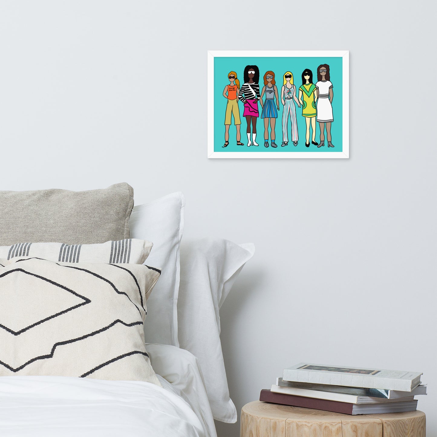Stronger Together – Women's Empowerment Framed Wall Art Print