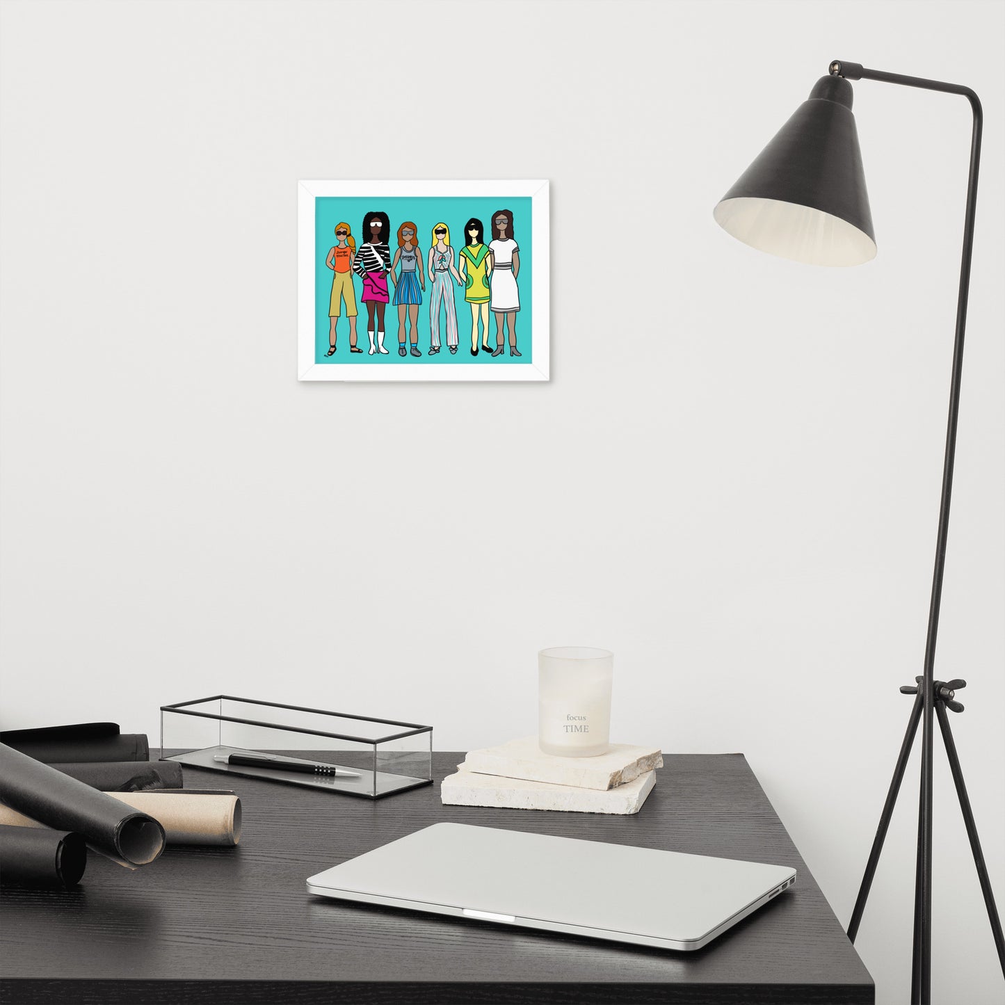 Stronger Together – Women's Empowerment Framed Wall Art Print