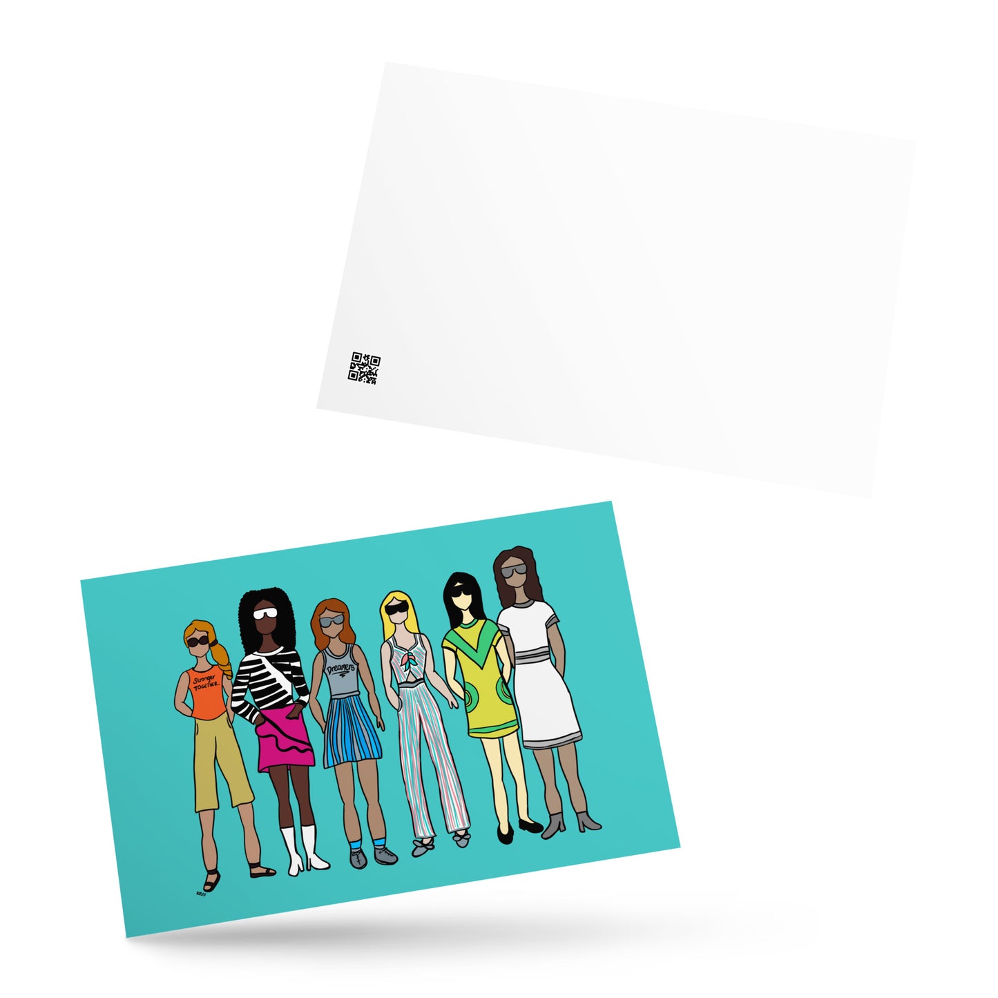 Stronger Together – Women's Empowerment Standard Postcard 4"x6"