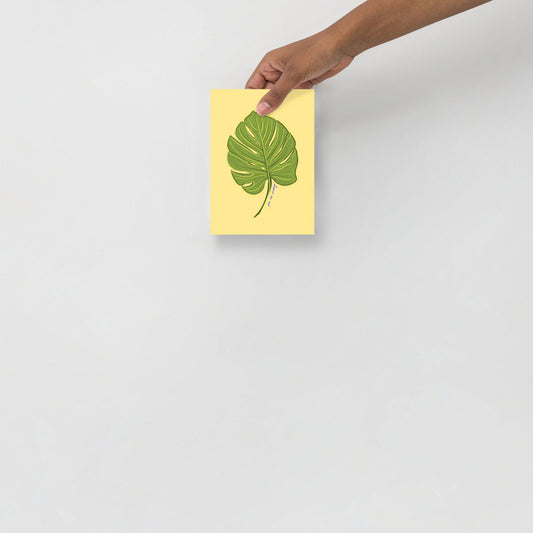 You are Strong Purposeful Monstera Poster Print - Purposeful Dreamer 