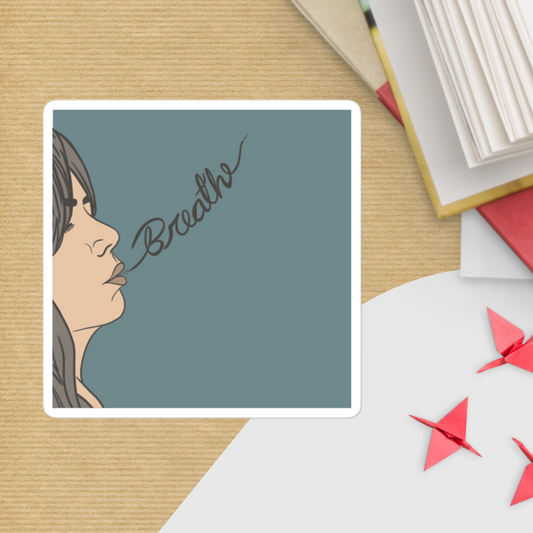 Breathe Bubble-free stickers